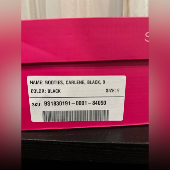 Heel Boots Black Size 9 - Picture 4 of 5